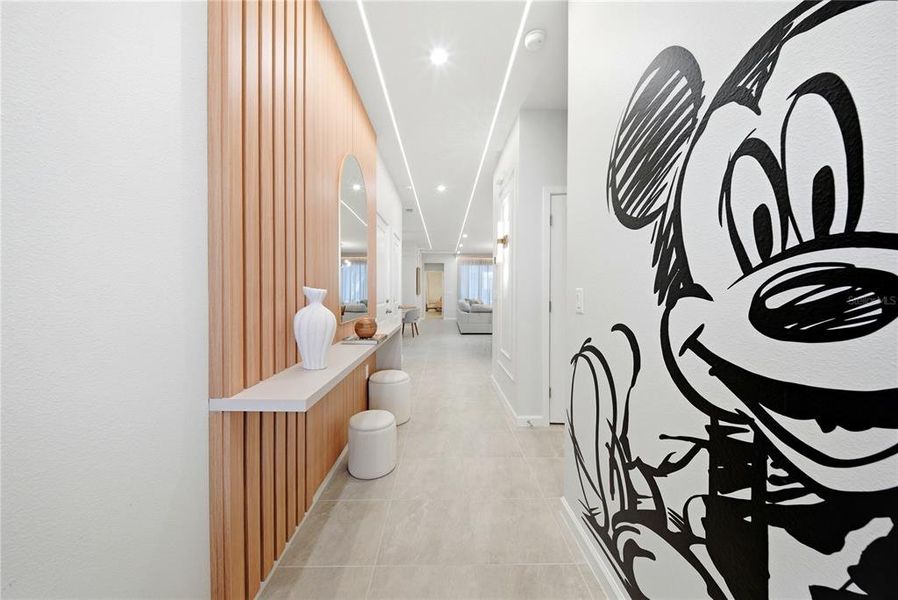 Furnished interior view inside a new home in Solara Resort, Kissimmee (Image 10).