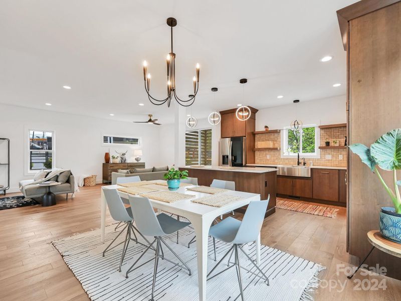 Furnished interior view inside a new home in , Asheville (Image 24). Furnished interior view inside a new home in , Asheville (Image 24).
