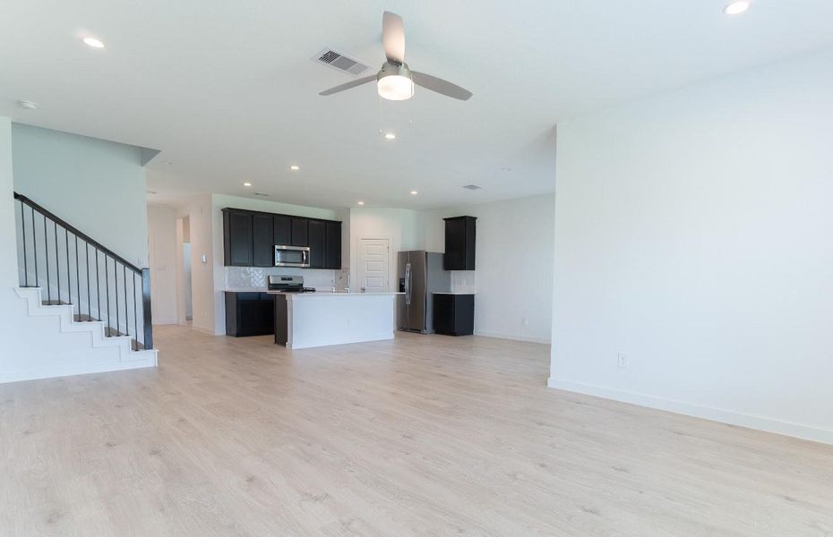 Furnished interior view inside a new home in Tamarron, Katy (Image 5).