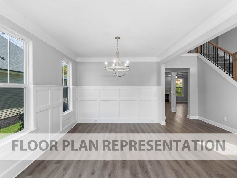 Image 35 representing the Kingsland II by Ivey Homes in Forrest Bluff, North Augusta, SC.