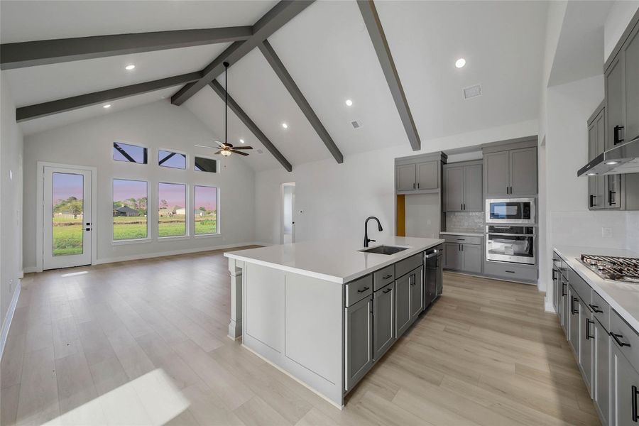 Furnished interior view inside a new home in Magnolia Bend, Rosharon (Image 8).