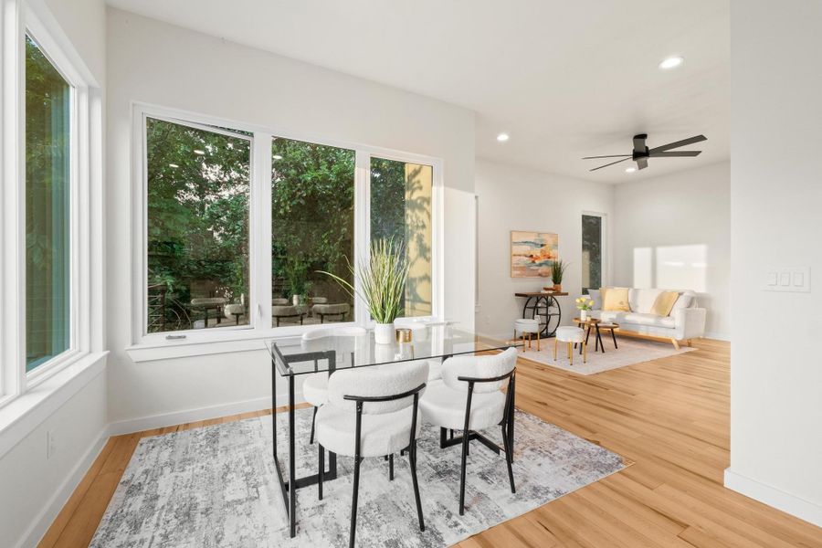 Furnished interior view inside a new home in , Austin (Image 14). Furnished interior view inside a new home in , Austin (Image 14).