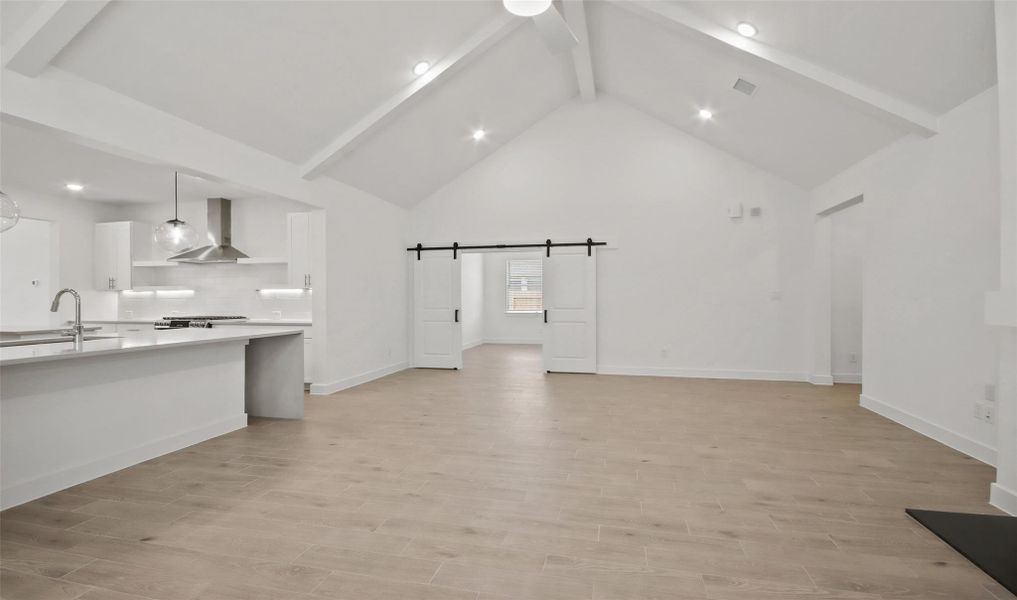 Impressive great room (*Artist rendering used for illustration purposes only.)