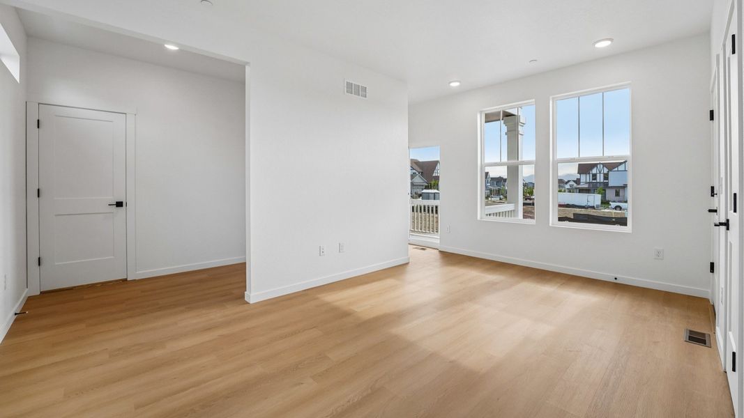Furnished interior view inside a new home in Westerly, Erie (Image 20).