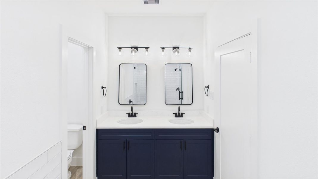 Furnished interior view inside a new home in , Houston (Image 13).