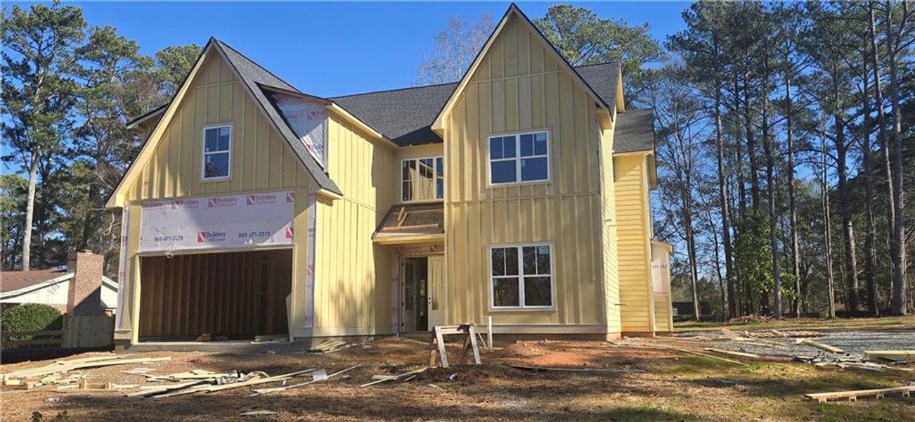 In-progress construction of a new home in , Marietta, GA (Image 24).