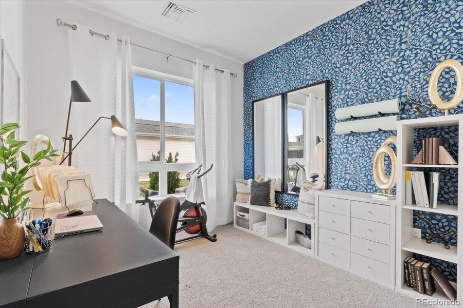 Furnished interior view inside a new home in Gateway Commons, Denver (Image 16).