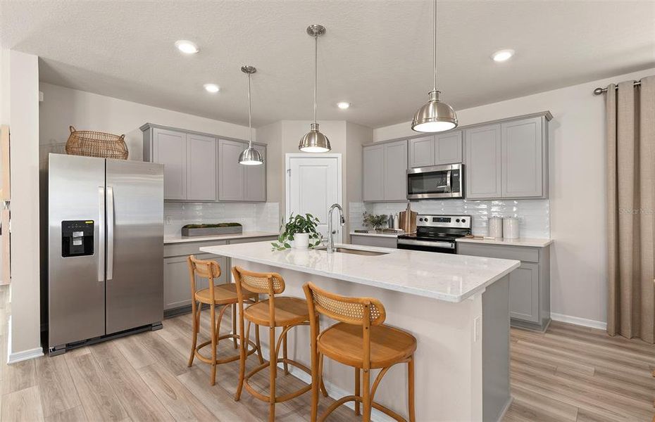Furnished interior view inside a new home in The Landings at Live Oak Lake, St. Cloud (Image 26).