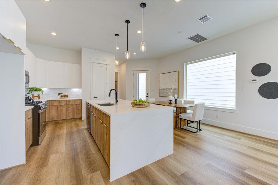 Furnished interior view inside a new home in , Houston (Image 28).