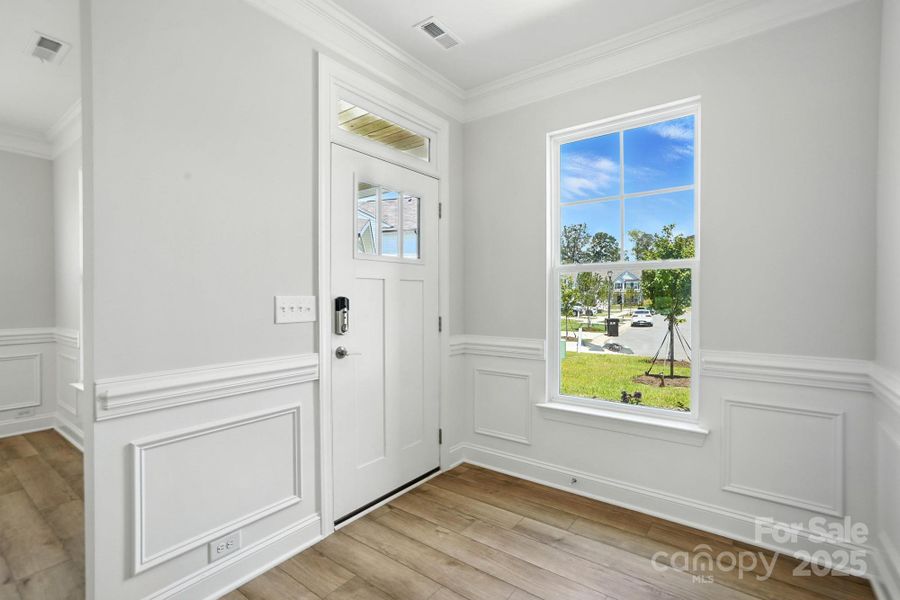Furnished interior view inside a new home in Hampton Woods, Charlotte (Image 11).