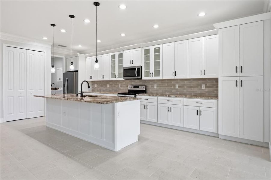 Furnished interior view inside a new home in , Englewood (Image 12).