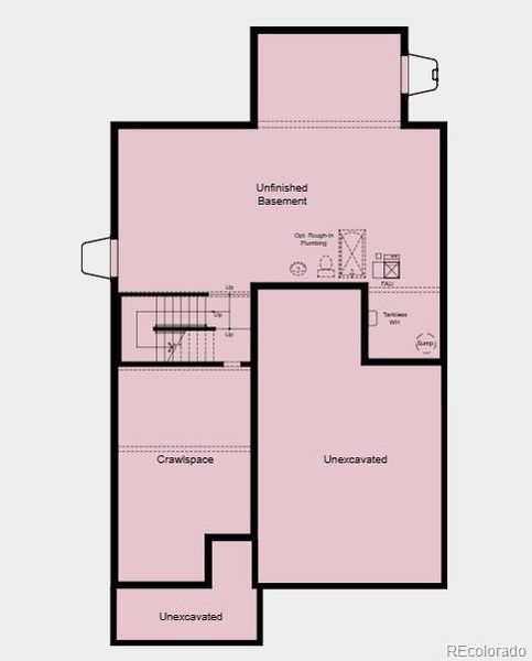 Additional highlights include: built-in GE kitchen appliances, upstairs bedroom in place of loft, fireplace at great room, freestanding tub and shower at primary suite, covered outdoor living, plumbing rough-in at unfinished basement, iron railings at stairs.