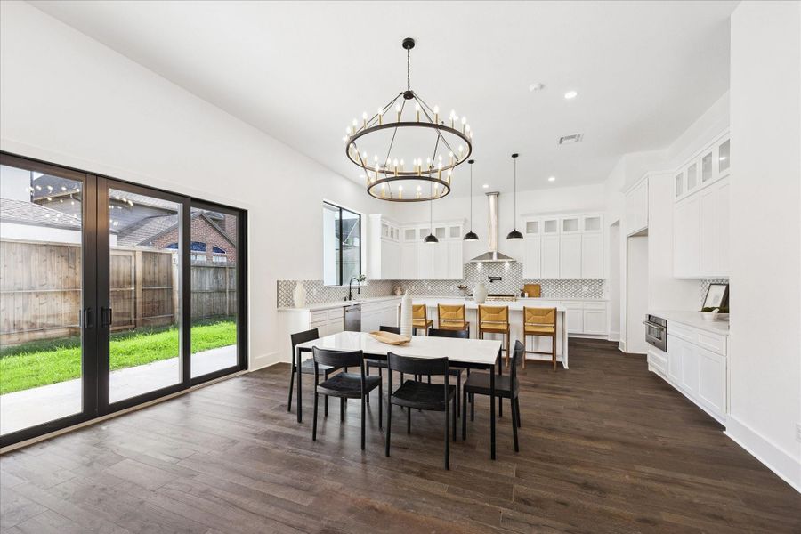 Furnished interior view inside a new home in , Houston (Image 31).