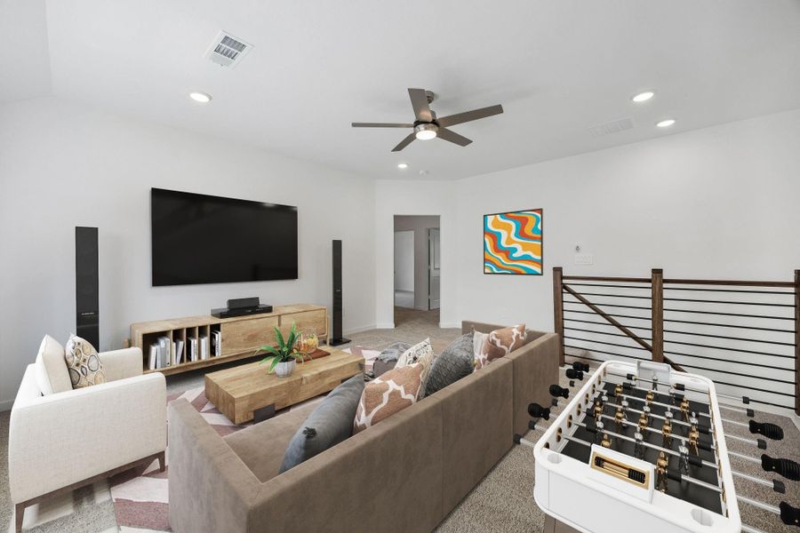 Furnished interior view inside a new home in Montgomery Bend, Montgomery (Image 18).