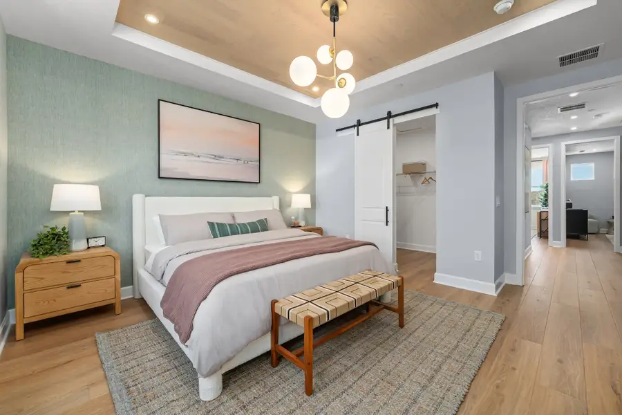 Representative furnished interior of a home built from the Seaglass by Tri Pointe Homes in EvenTide, New Smyrna Beach (Image 34).