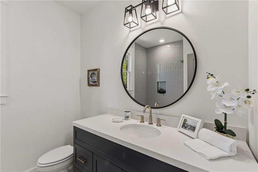 Furnished interior view inside a new home in , Atlanta (Image 46). Furnished interior view inside a new home in , Atlanta (Image 46).