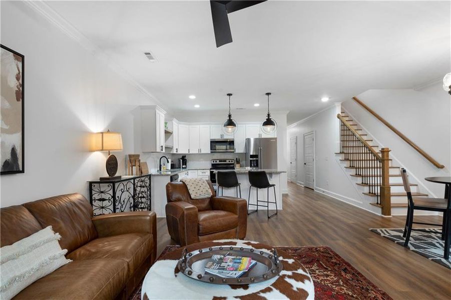 Furnished interior view inside a new home in , Rome (Image 6). Furnished interior view inside a new home in , Rome (Image 6).