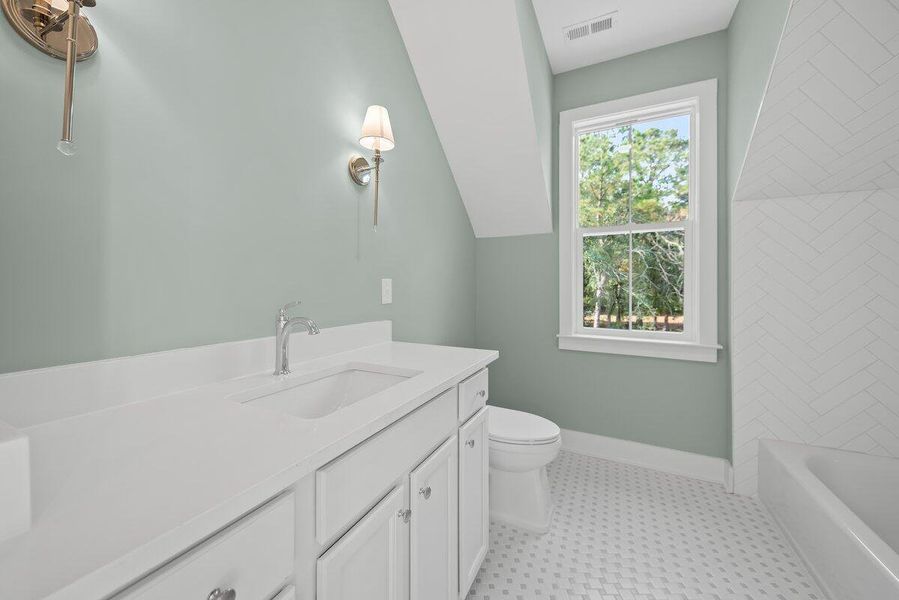 Furnished interior view inside a new home in , Awendaw (Image 14).