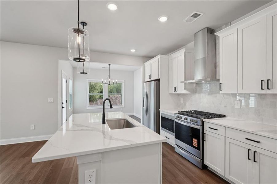 Furnished interior view inside a new home in Hemingway - Reserve Series, Cumming (Image 4).