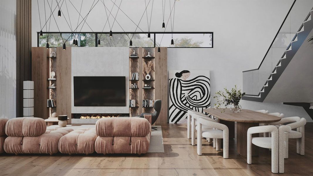 Furnished interior view inside a new home in , West Palm Beach (Image 5).