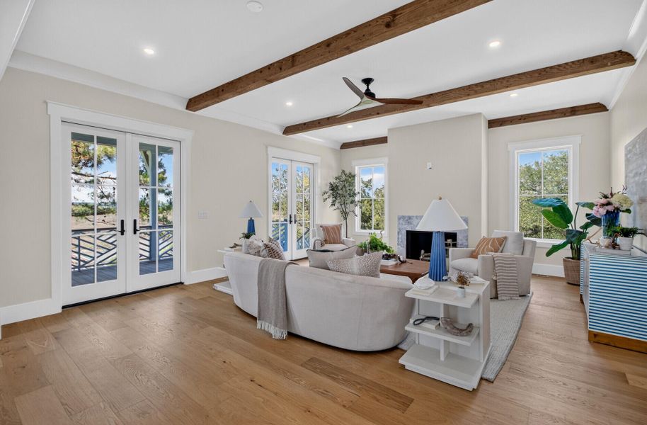 Furnished interior view inside a new home in , Johns Island (Image 50).