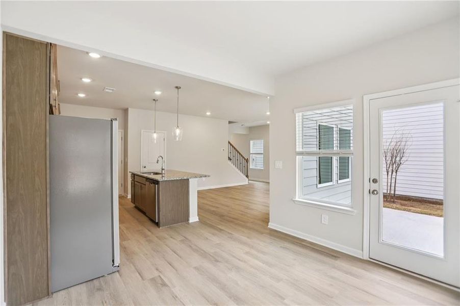 Spacious, unfurnished interior of a new home in Hawthorne Station, College Park (Image 20). Spacious, unfurnished interior of a new home in Hawthorne Station, College Park (Image 20).