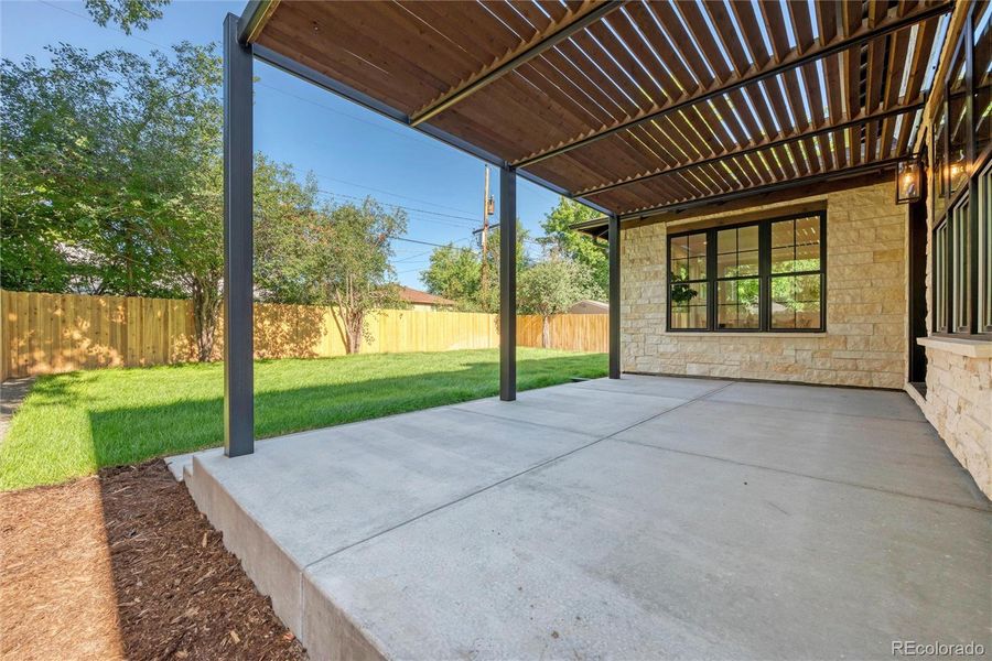 Exterior details and patio area of a home in , Denver (Image 3).