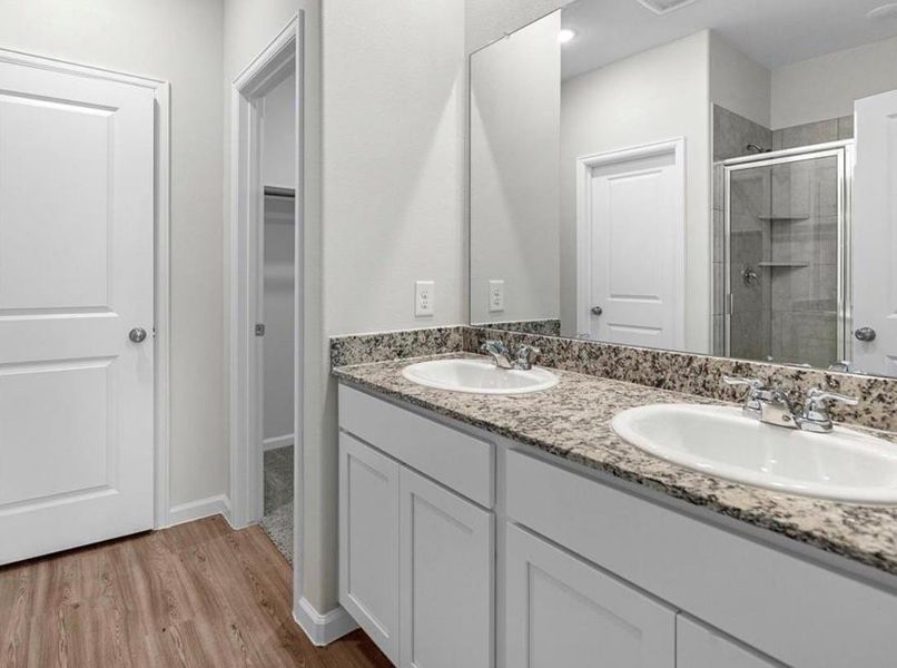 Furnished interior view inside a new home in Granger Pines, Conroe (Image 6). Furnished interior view inside a new home in Granger Pines, Conroe (Image 6).