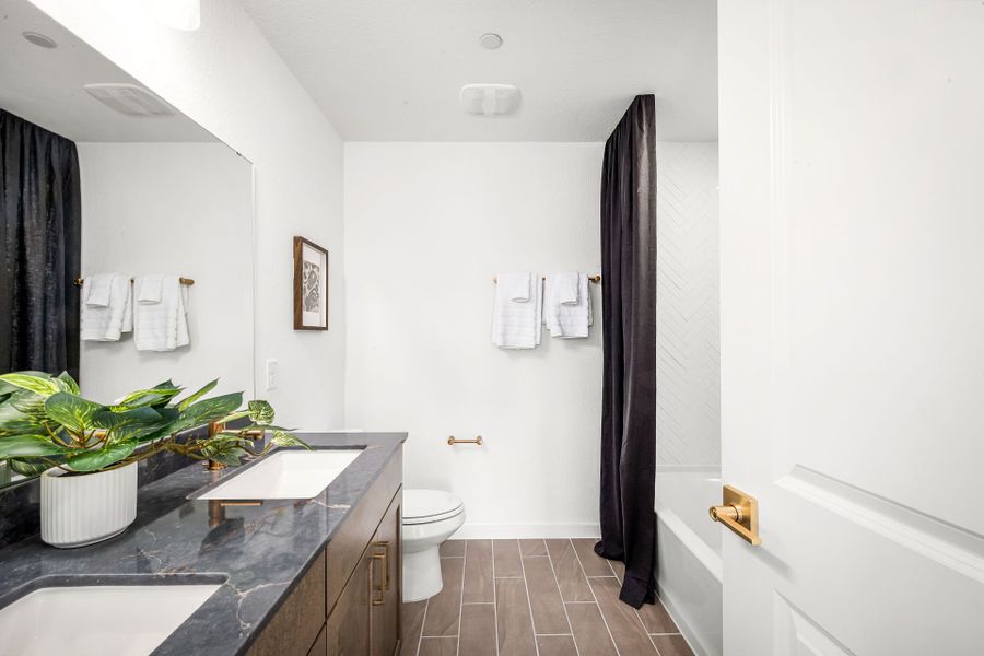 Representative furnished interior of a home built from the Waller by Pulte Homes in Monarch on Main, Round Rock (Image 9). Representative furnished interior of a home built from the Waller by Pulte Homes in Monarch on Main, Round Rock (Image 9).