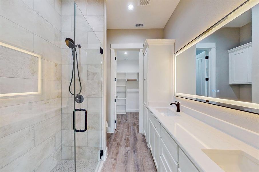 Furnished interior view inside a new home in , Wills Point (Image 11).