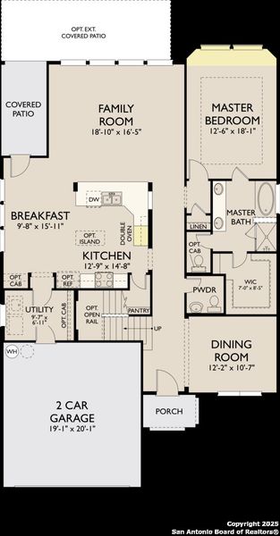 2D floor plan layout of this home in , Castroville, TX (Image 5).