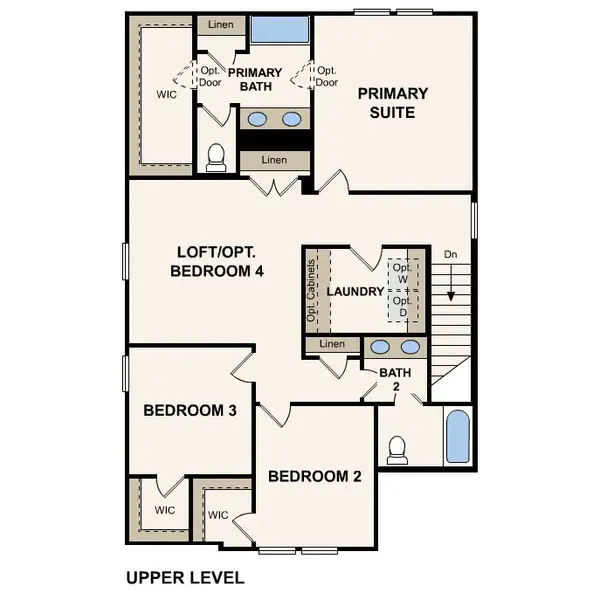 2D floor plan layout of this home in North Copper Canyon, Surprise, AZ (Image 3).