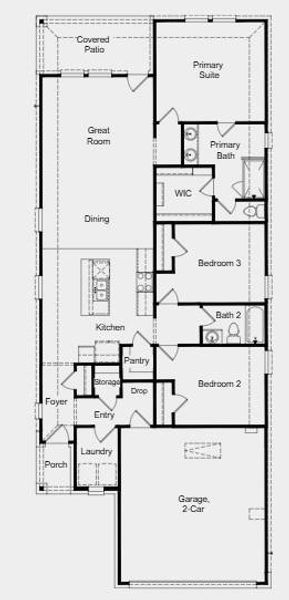 816 Drystone Trail - Floorplan Rendering