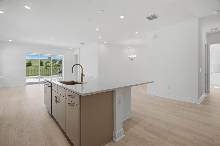 Furnished interior view inside a new home in Bella Collina, Montverde (Image 7).