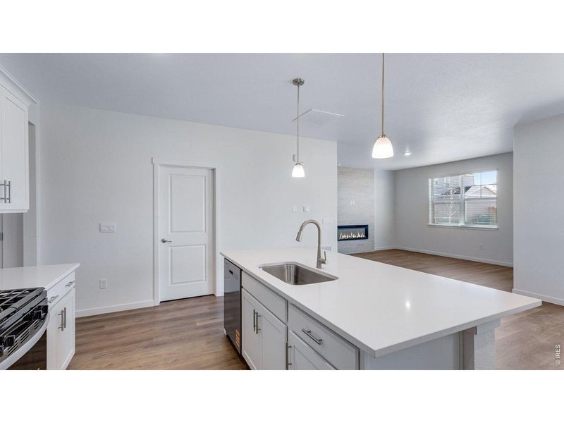 Furnished interior view inside a new home in , Mead (Image 27).
