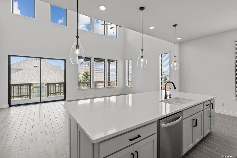 Furnished interior view inside a new home in Bison Ridge, San Antonio (Image 4).