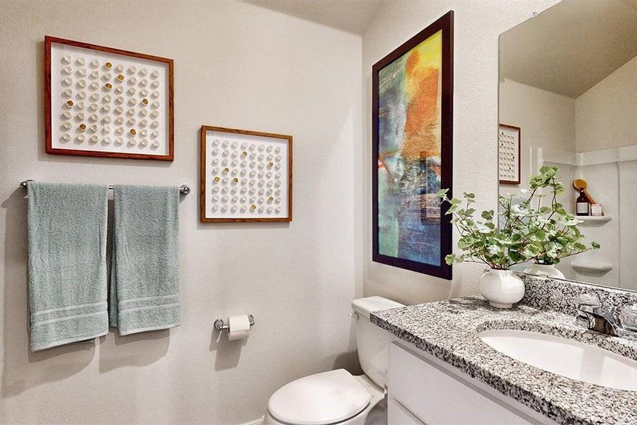 Furnished interior view inside a new home in Boardwalk Estates, Springtown (Image 7).