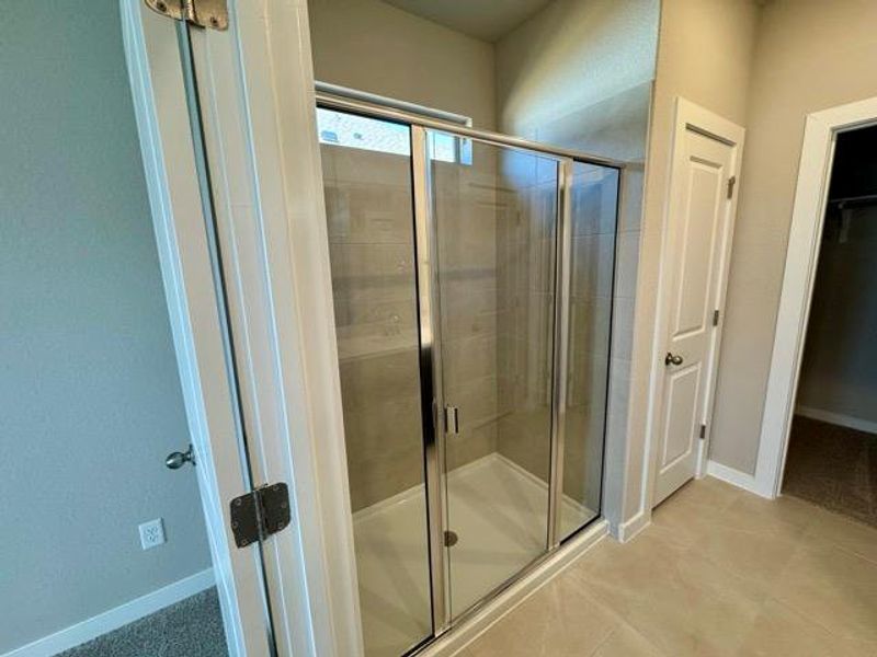Walk-in Shower in Primary Bath Walk-in Shower in Primary Bath