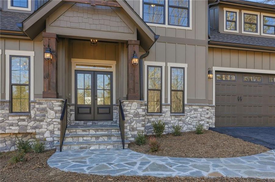 Exterior details and patio area of a home in , Dahlonega (Image 26). Exterior details and patio area of a home in , Dahlonega (Image 26).