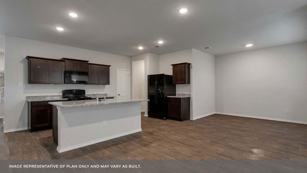 Furnished interior view inside a new home in Bar W Ranch, Leander (Image 10). Furnished interior view inside a new home in Bar W Ranch, Leander (Image 10).