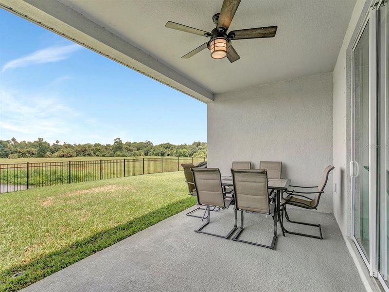 Exterior details and patio area of a home in , Parrish (Image 3).
