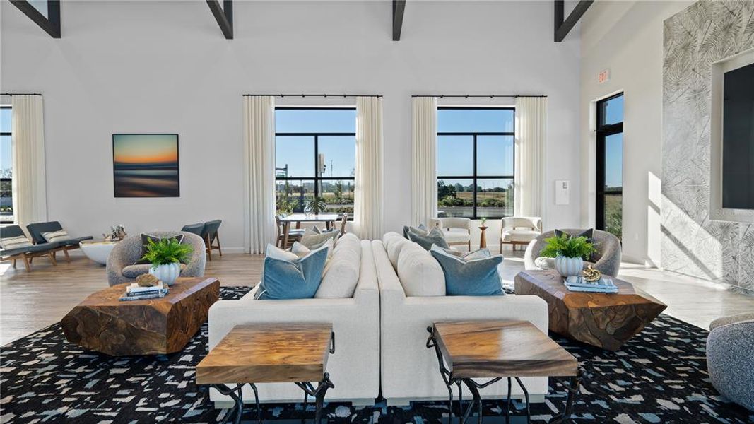 Furnished interior view inside a new home in Wellness Ridge, Clermont (Image 12).