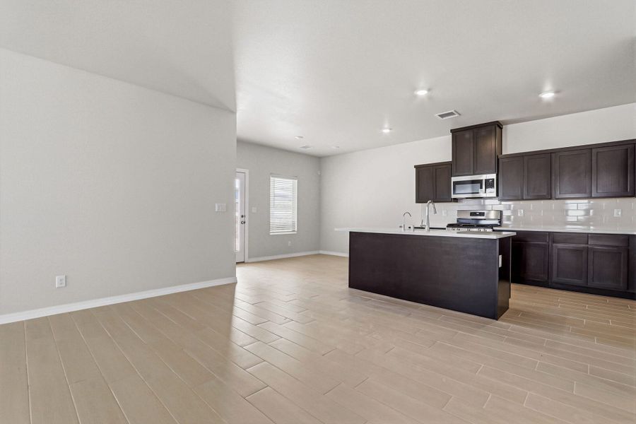 Representative furnished interior of a home built from the Poppy by View Homes in Paseos Del Este, El Paso (Image 25).