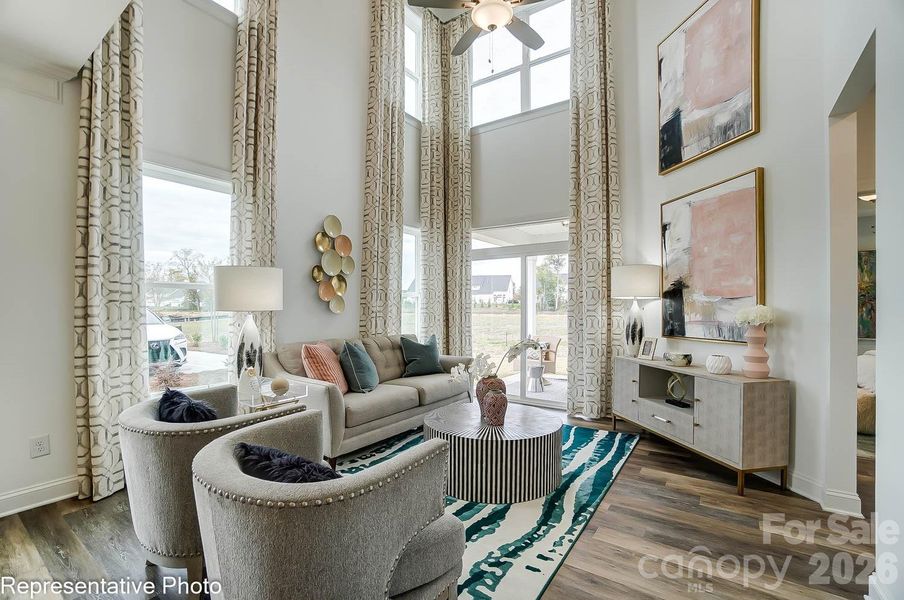 Furnished interior view inside a new home in Harrisburg Village, Harrisburg (Image 9).