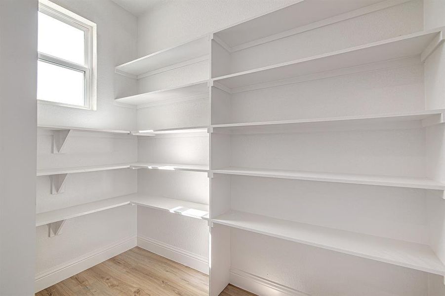 View of storage area