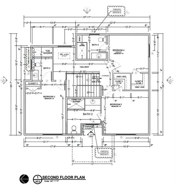 2D floor plan layout of this home in , Atlanta, GA (Image 5).