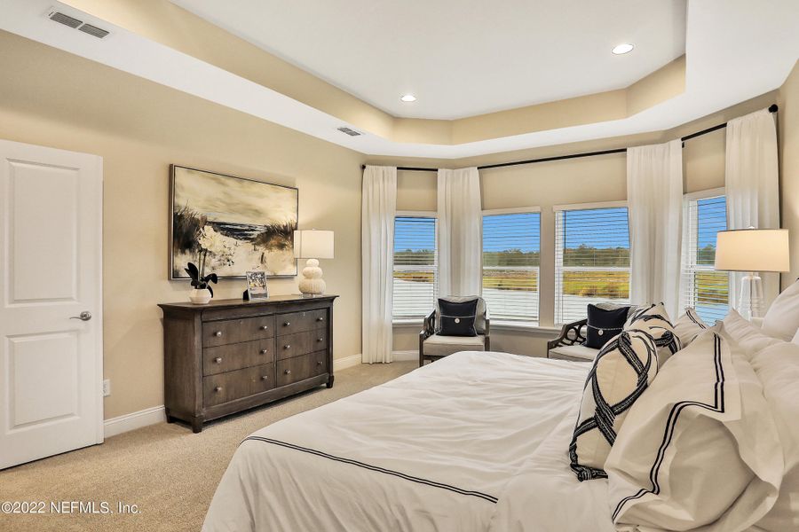 Furnished interior view inside a new home in Silver Landing at SilverLeaf, St. Augustine (Image 41).