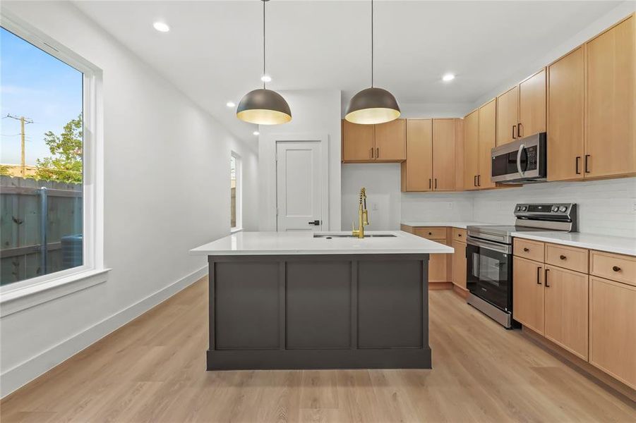 Furnished interior view inside a new home in , Dallas (Image 8). Furnished interior view inside a new home in , Dallas (Image 8).