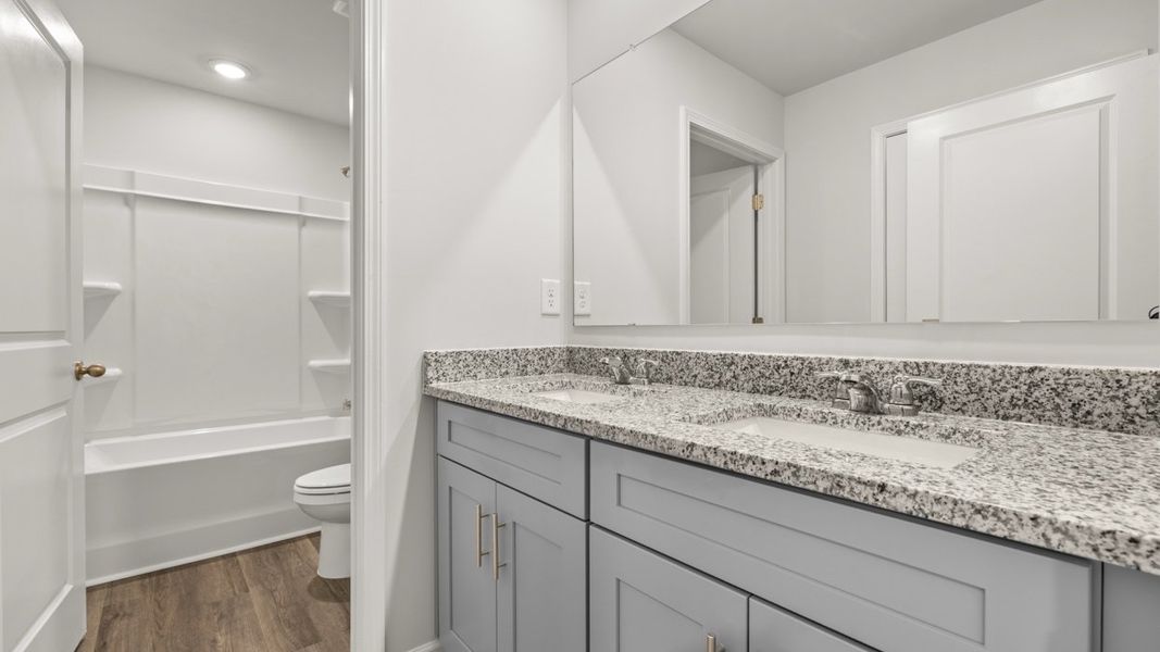 Representative furnished interior of a home built from the Halton by D.R. Horton in Estates at Deer Hollow, Grovetown (Image 12).