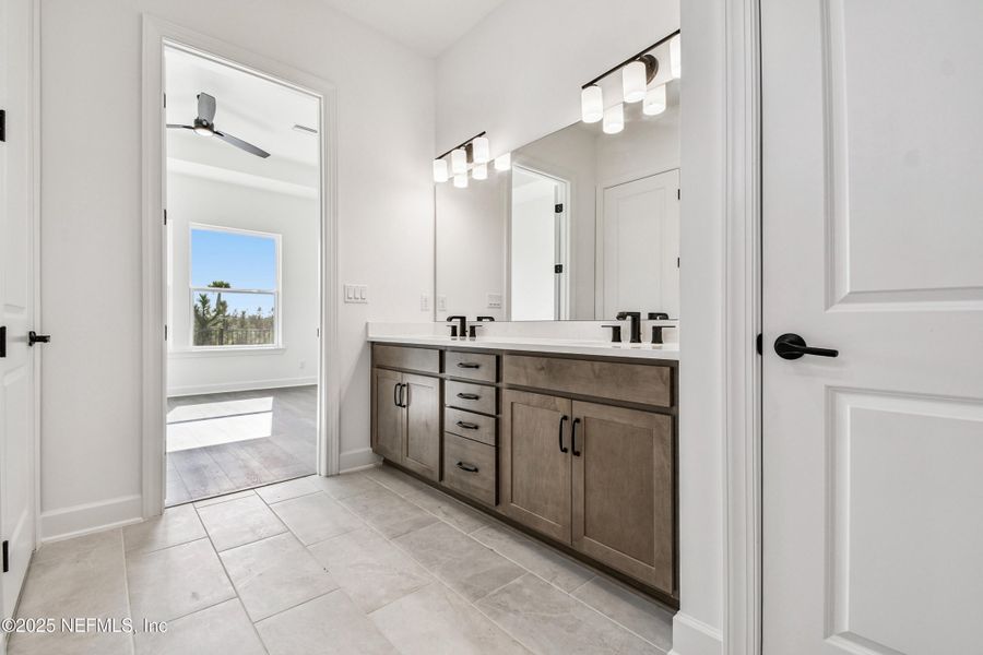 Furnished interior view inside a new home in Evergreen Island at Silverleaf - Executive, St. Augustine (Image 12). Furnished interior view inside a new home in Evergreen Island at Silverleaf - Executive, St. Augustine (Image 12).